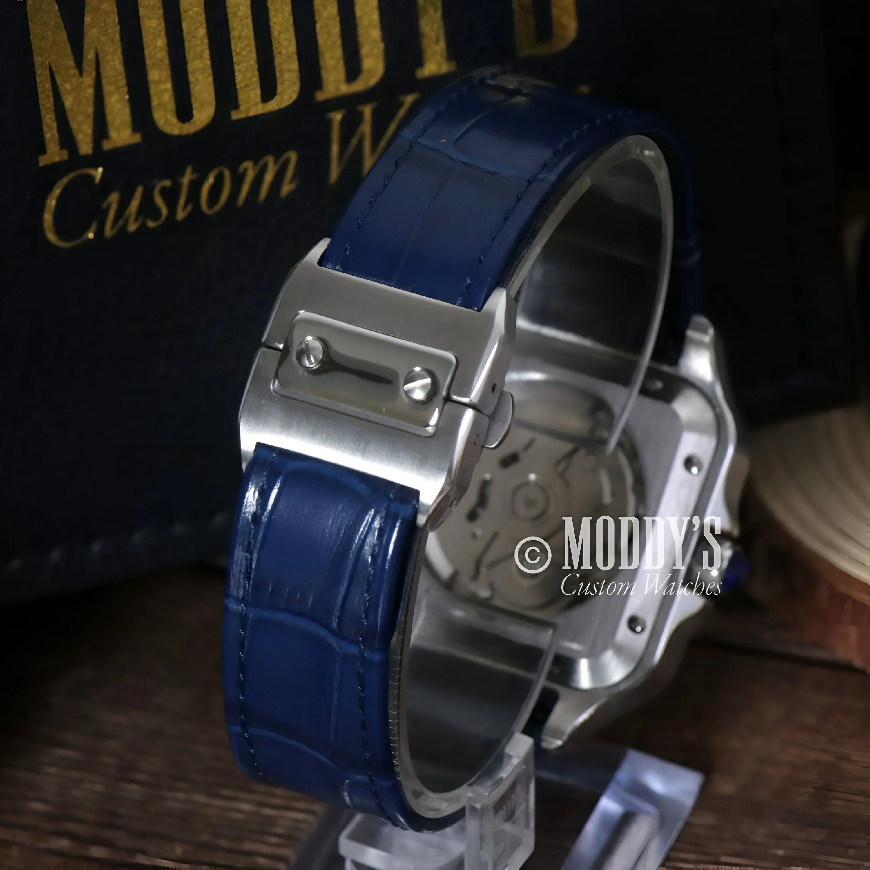 Santeiko Mod Weiß Blau Leder