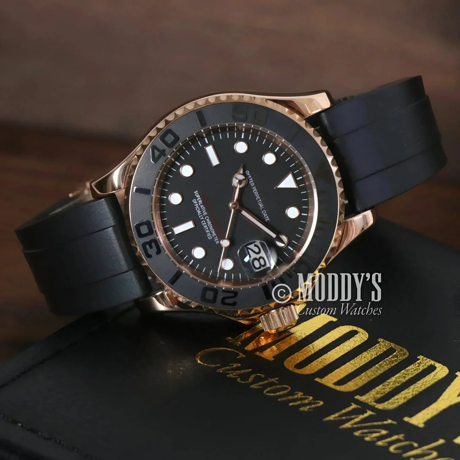 Seikomariner Mod Rose - Gold Black