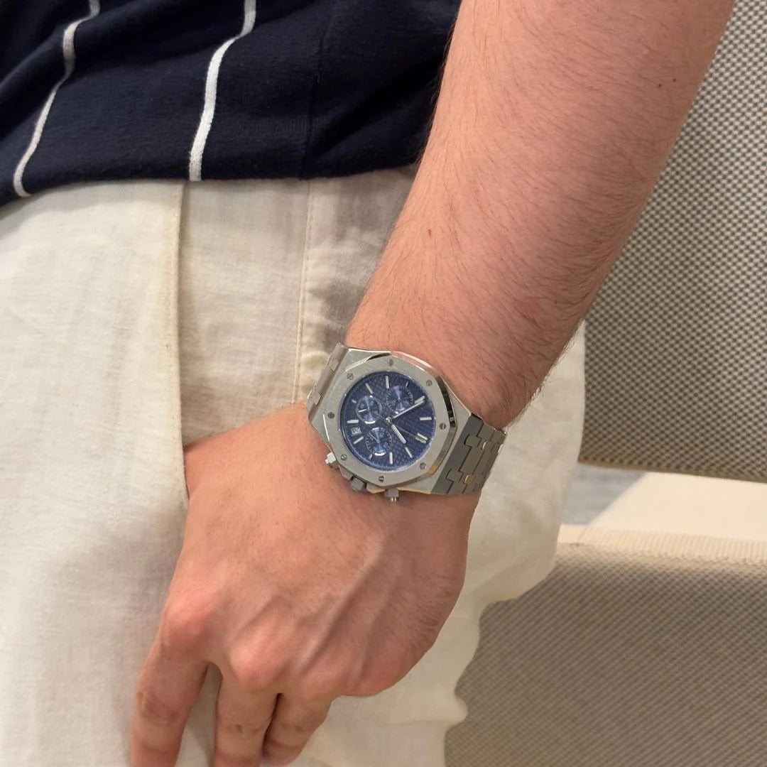 Royal SeikOak Mod Chronograph Blue