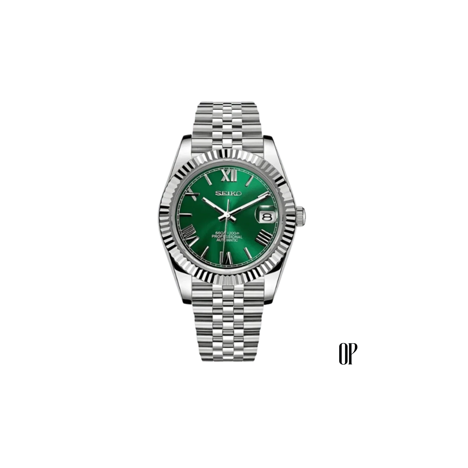 Seiko Mod Datejust Green.