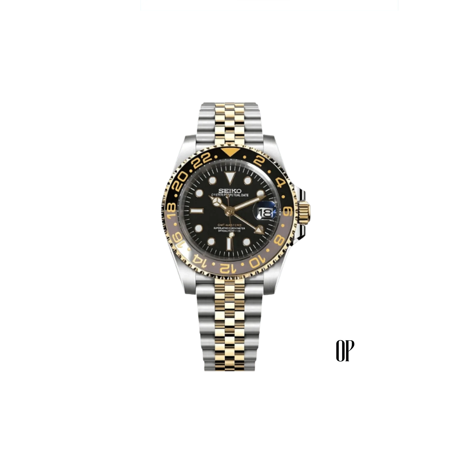 Seiko Mod GMT Master II Two-Tone.