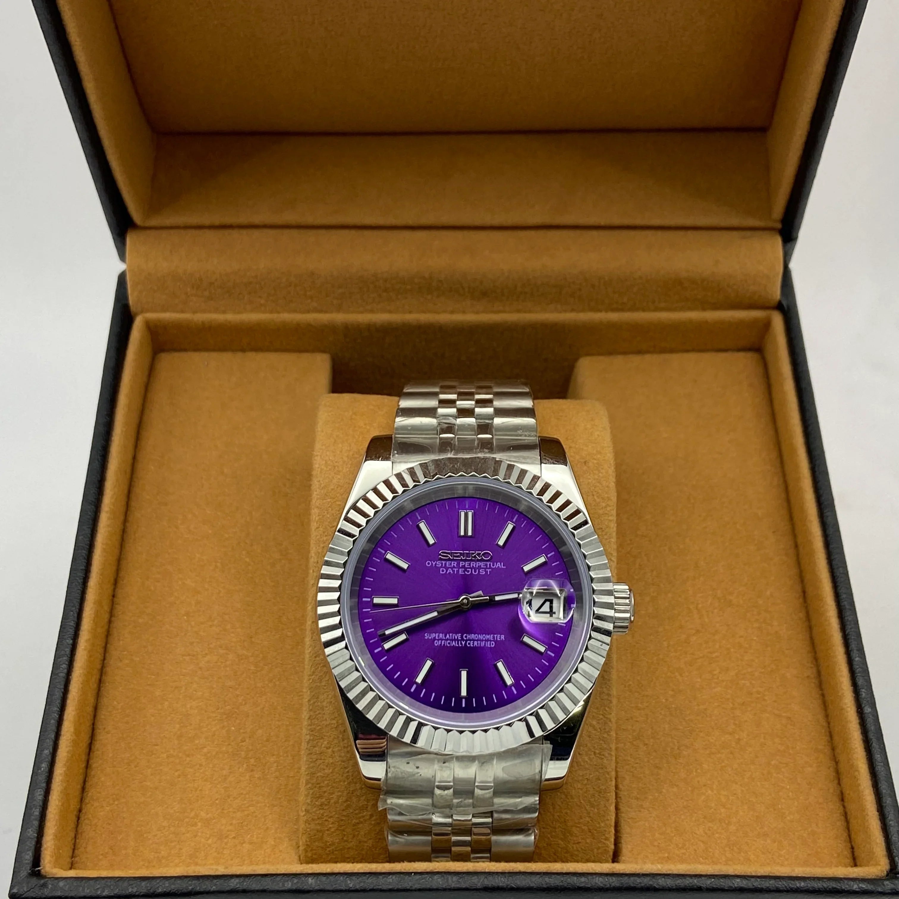 Seikjust Mod Datejust Purple