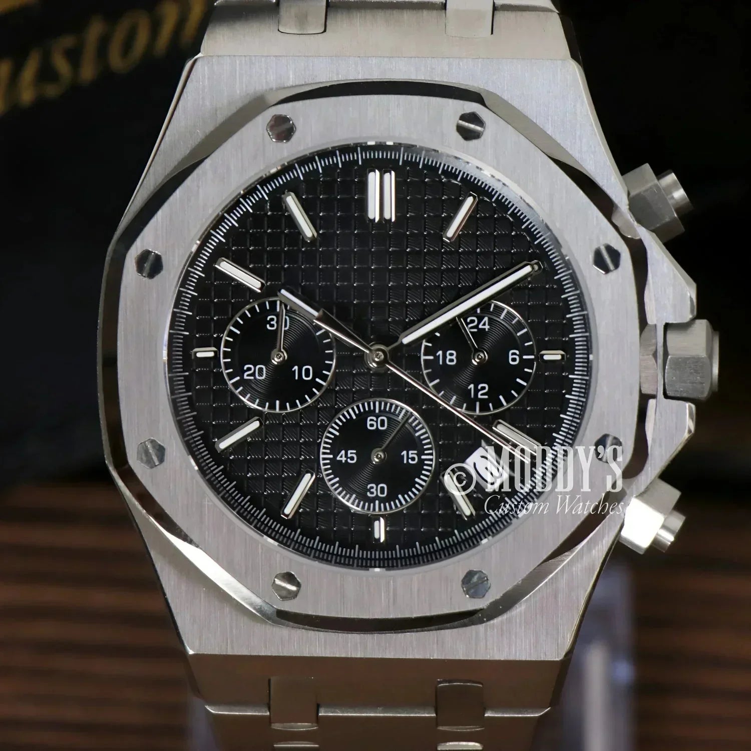 Royal SeikOak Mod Chronograph Black