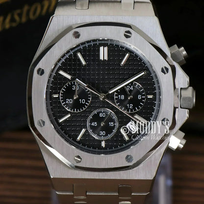 Royal SeikOak Mod Chronograph Schwarz