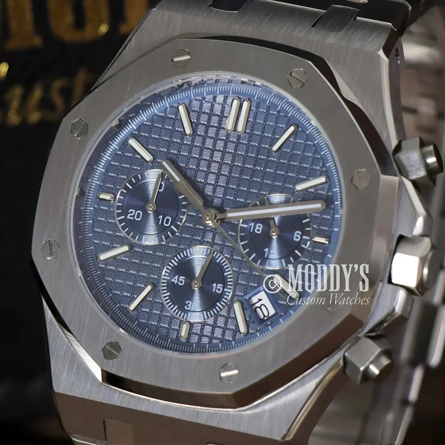 Royal SeikOak Mod Chronograph Blue