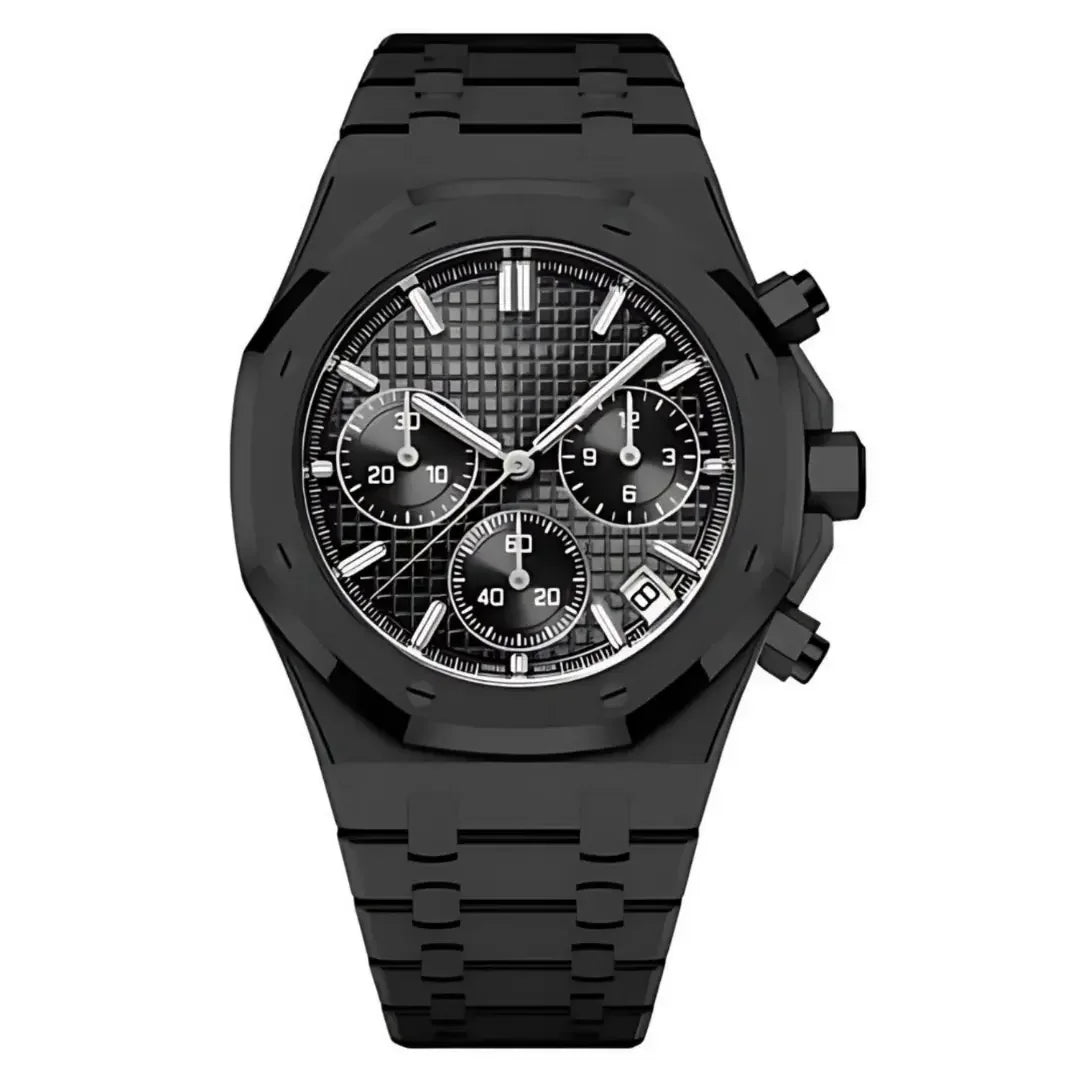 Royal SeikOak Mod Chronograph Triple Black