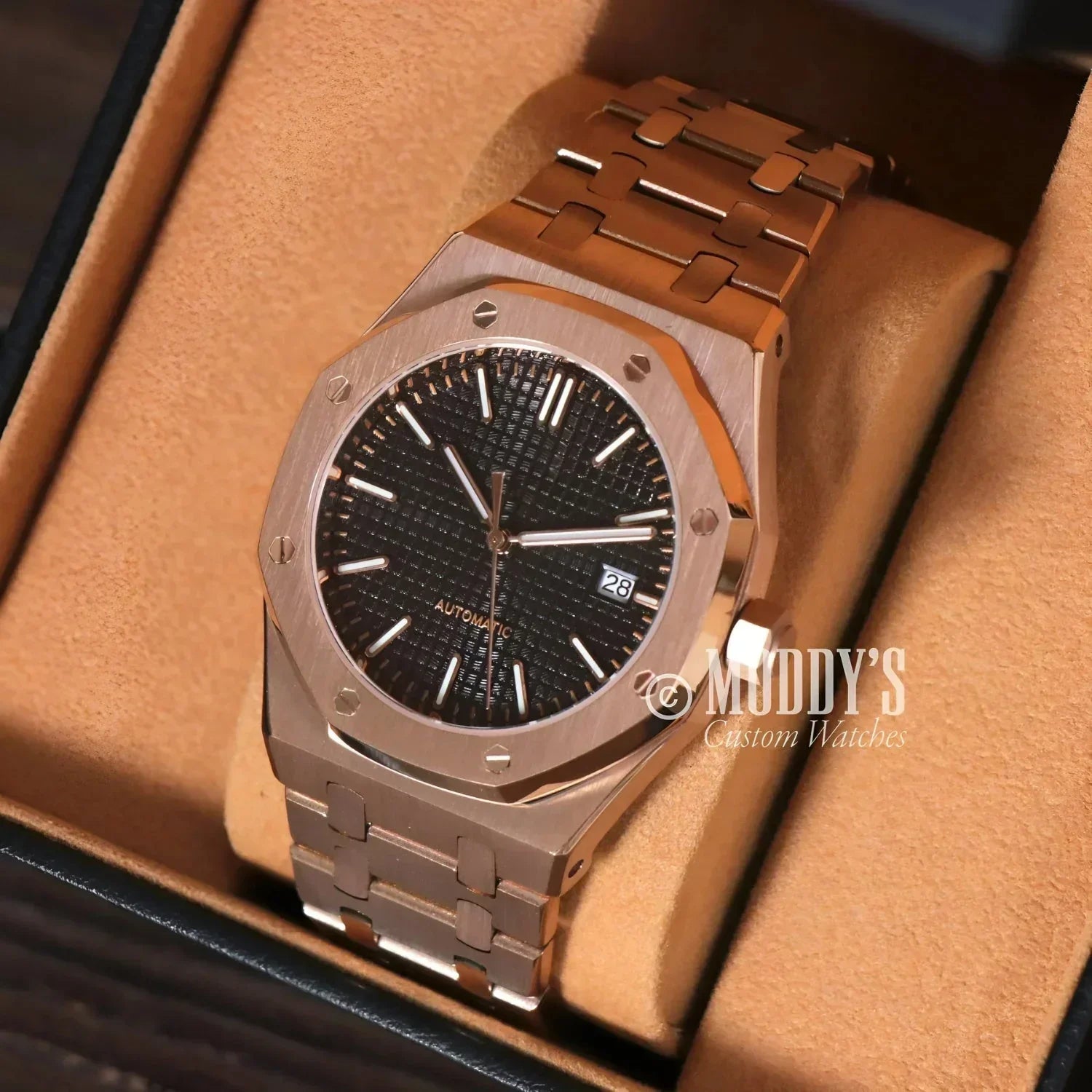 Royal SeikOak Mod Rose Gold Black