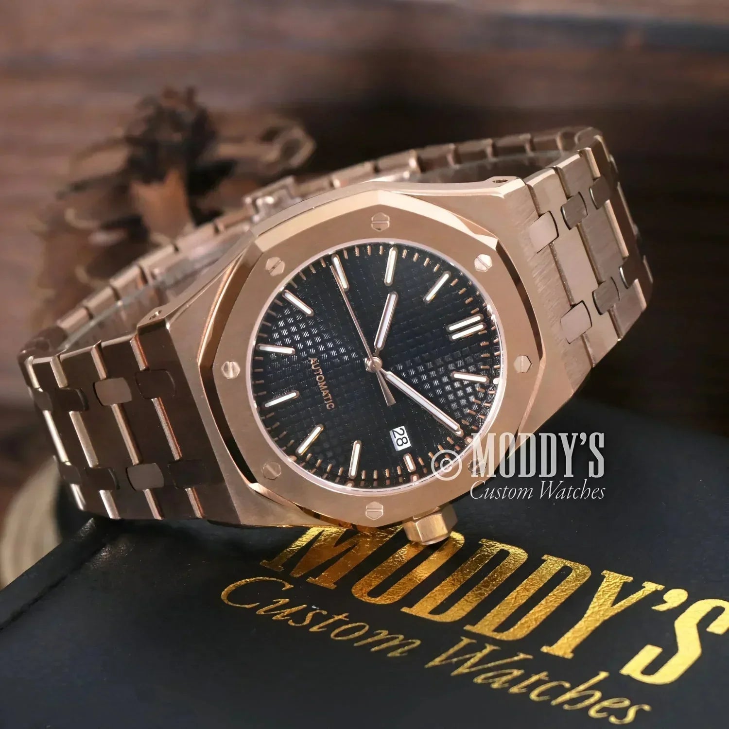Royal SeikOak Mod Rose Gold Black