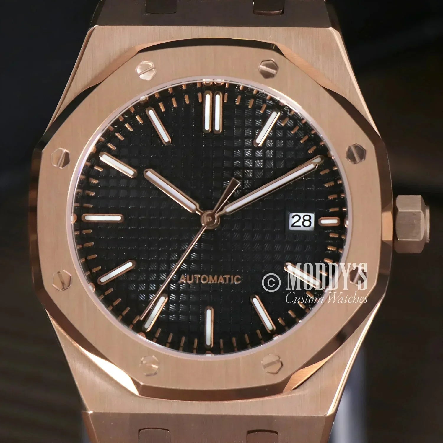 Royal SeikOak Mod Rose Gold Black