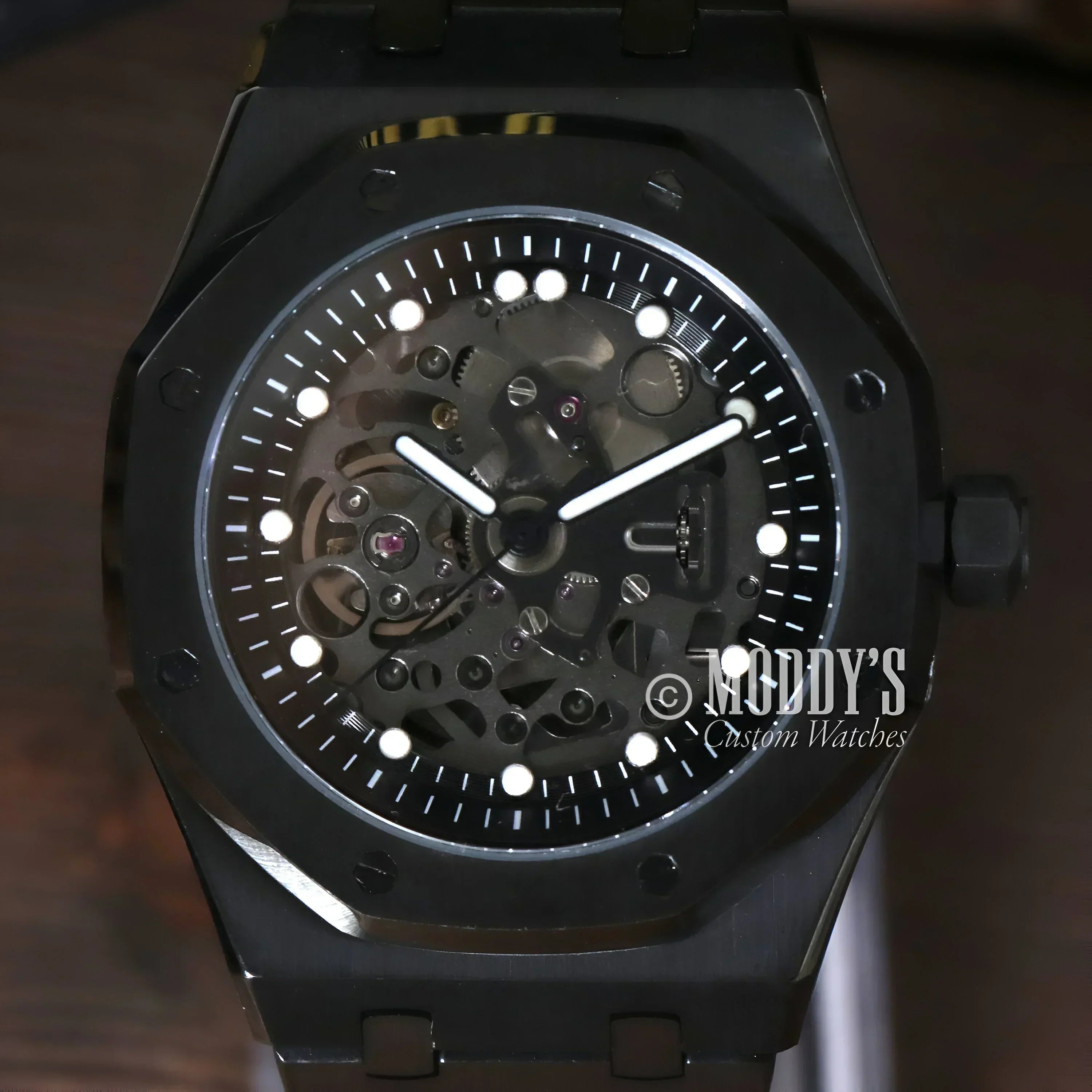 Royal SeikOak Mod Skeleton Full Black
