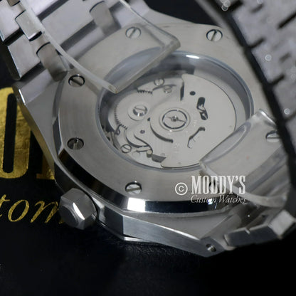 Royal SeikOak Mod White Iced Out