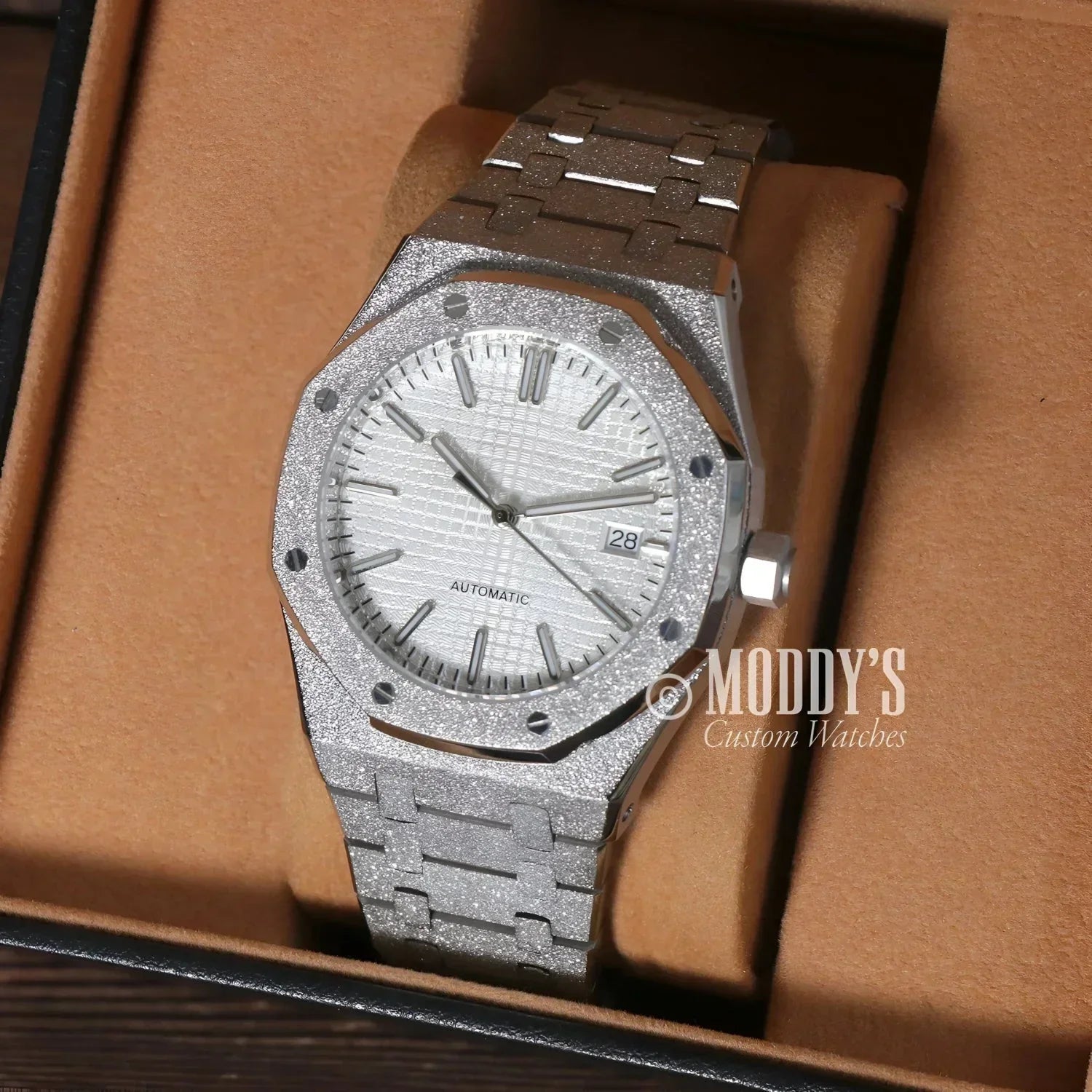 Royal SeikOak Mod White Iced Out