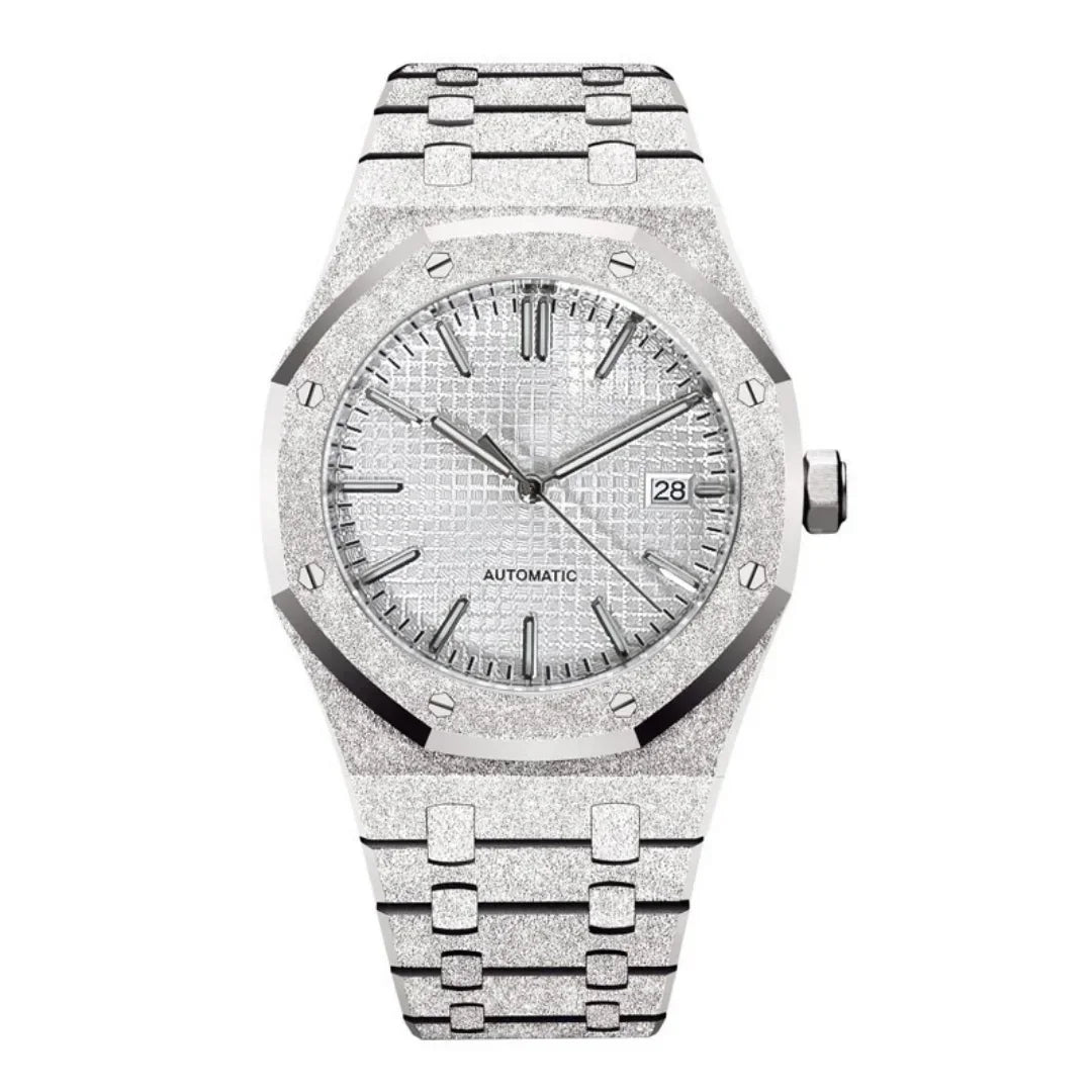Royal SeikOak Mod White Iced Out