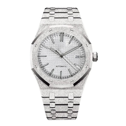 Royal SeikOak Mod White Iced Out