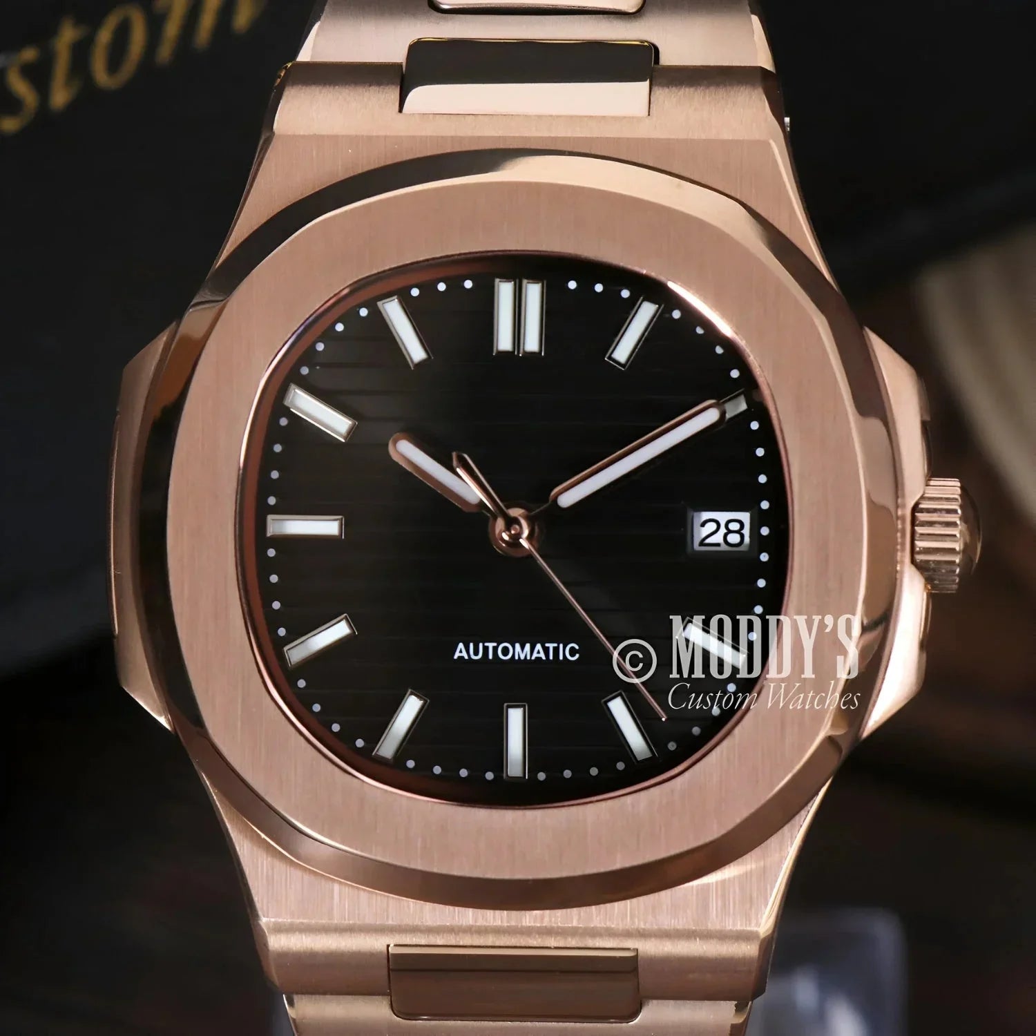 Nautiko Mod Rose Gold Black