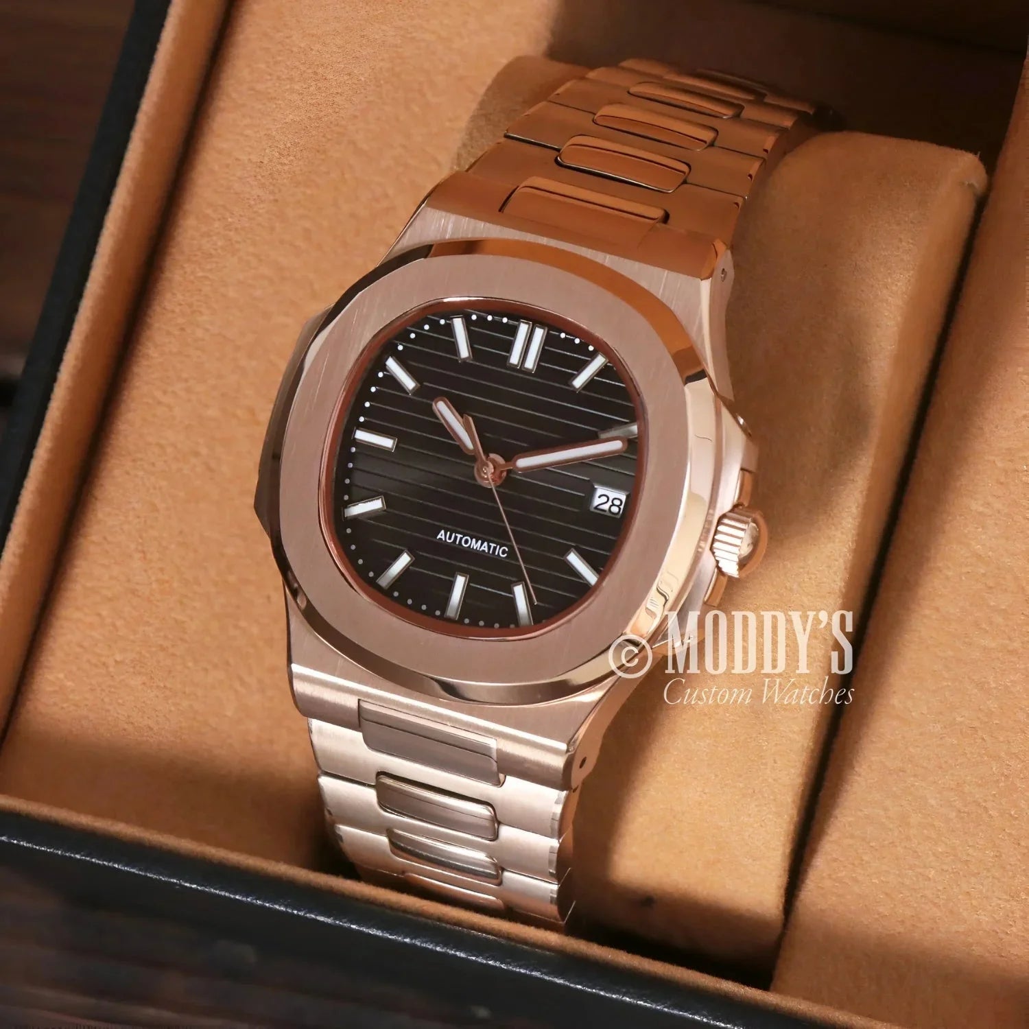 Nautiko Mod Rose Gold Black