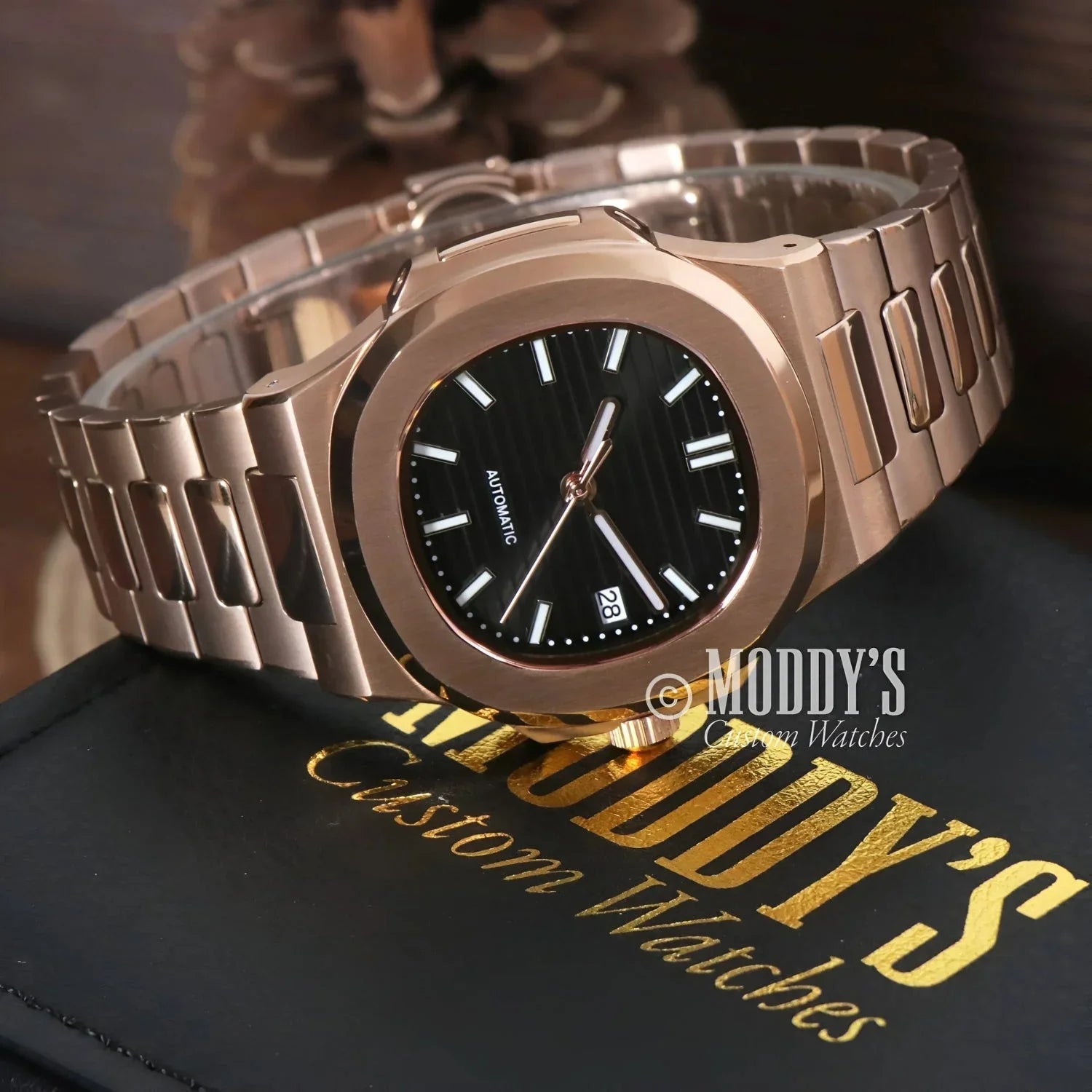 Nautiko Mod Rose Gold Black