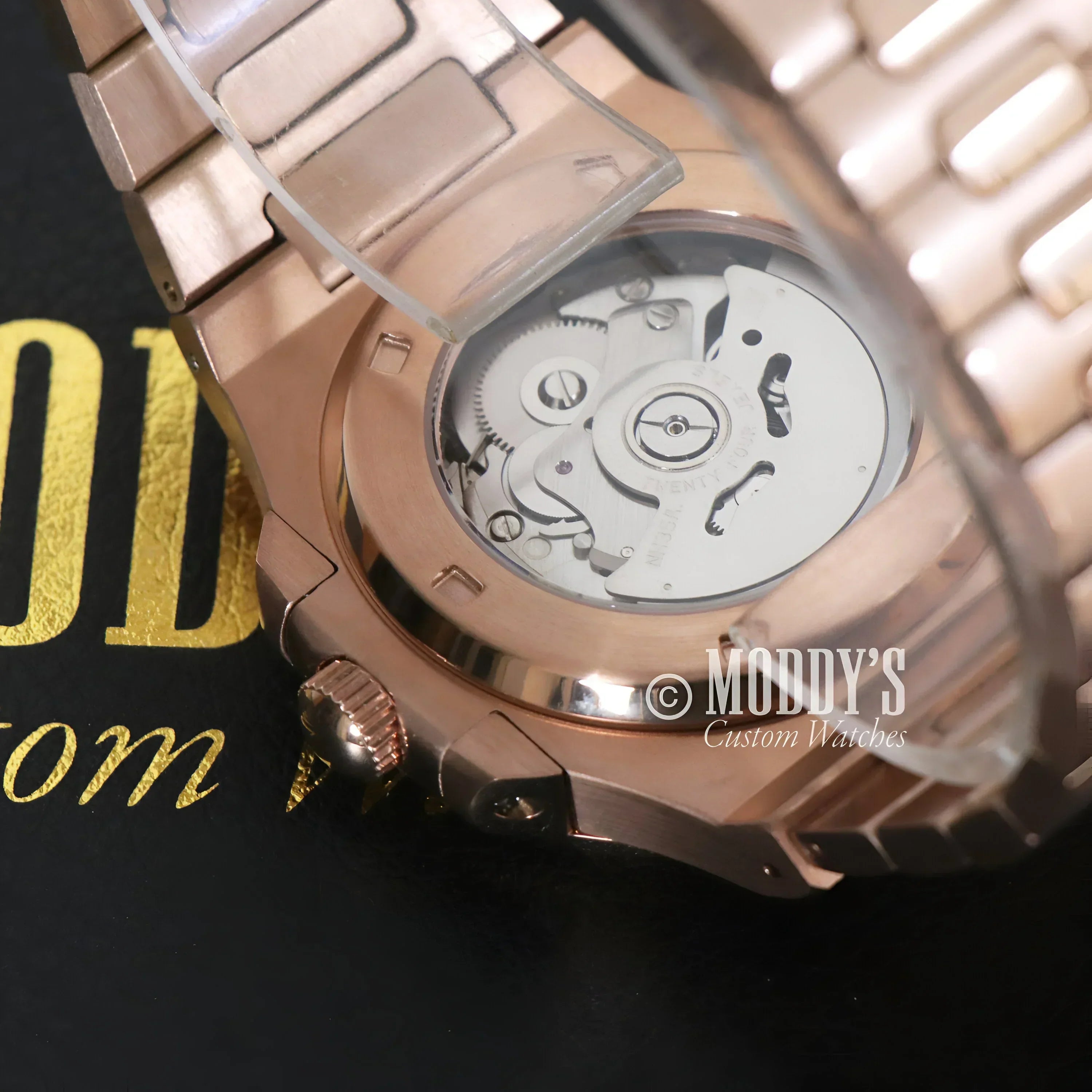 Nautiko Mod Rose Gold Black