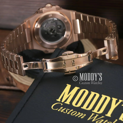 Nautiko Mod Rose Gold Black