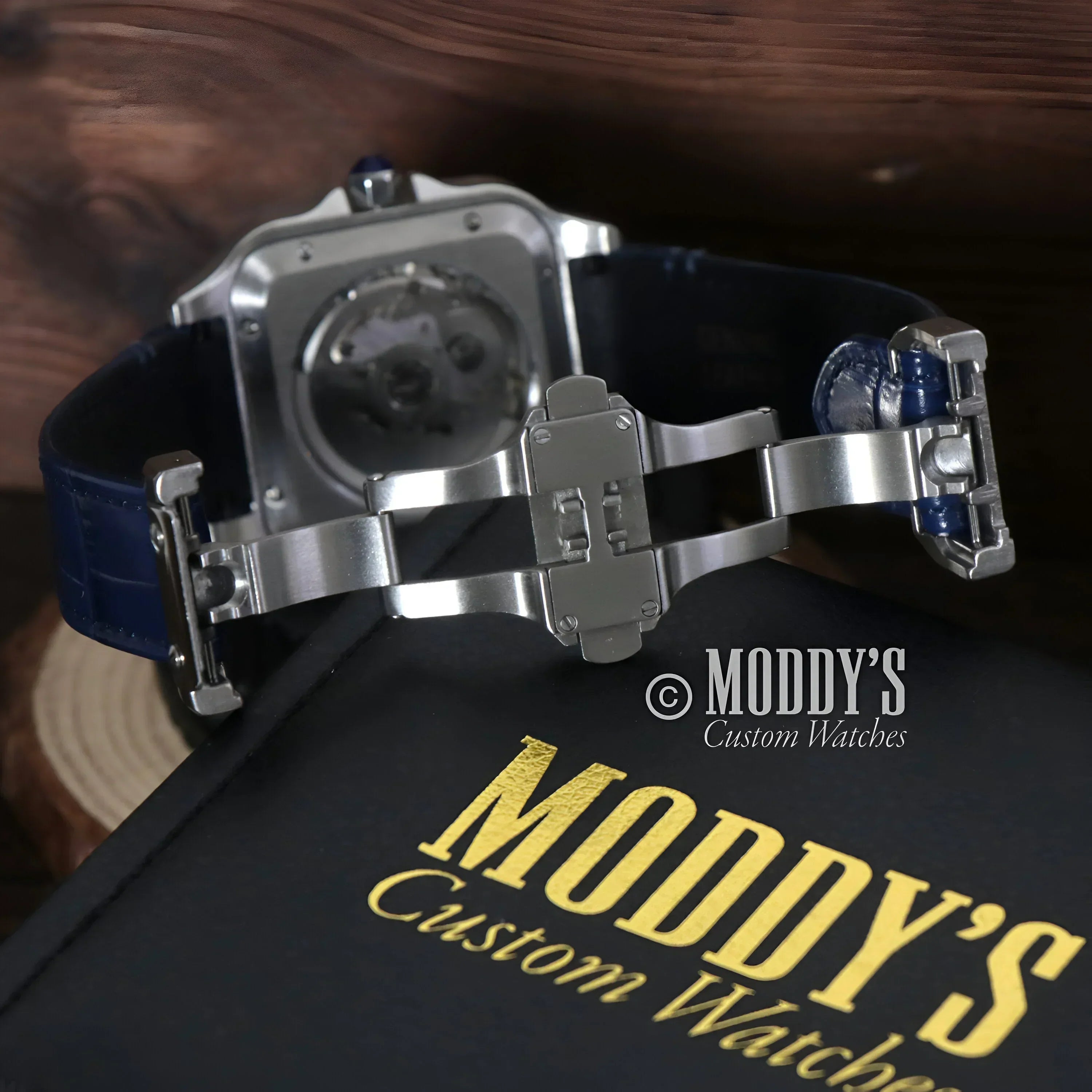 Santeiko Mod White Blue Leather