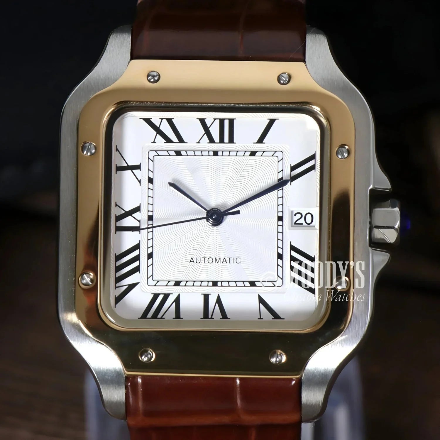 Santeiko Mod White Brown Leather