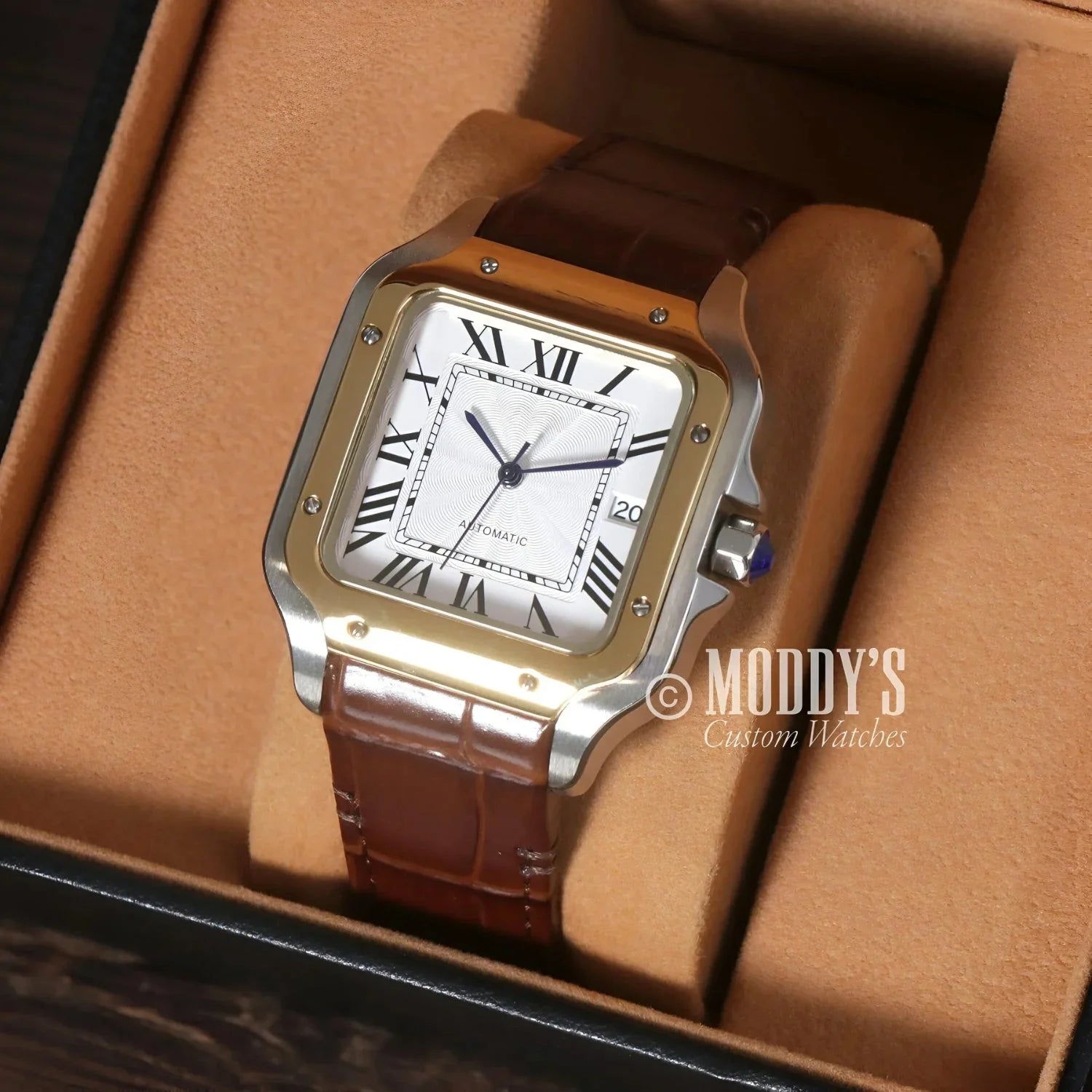 Santeiko Mod White Brown Leather