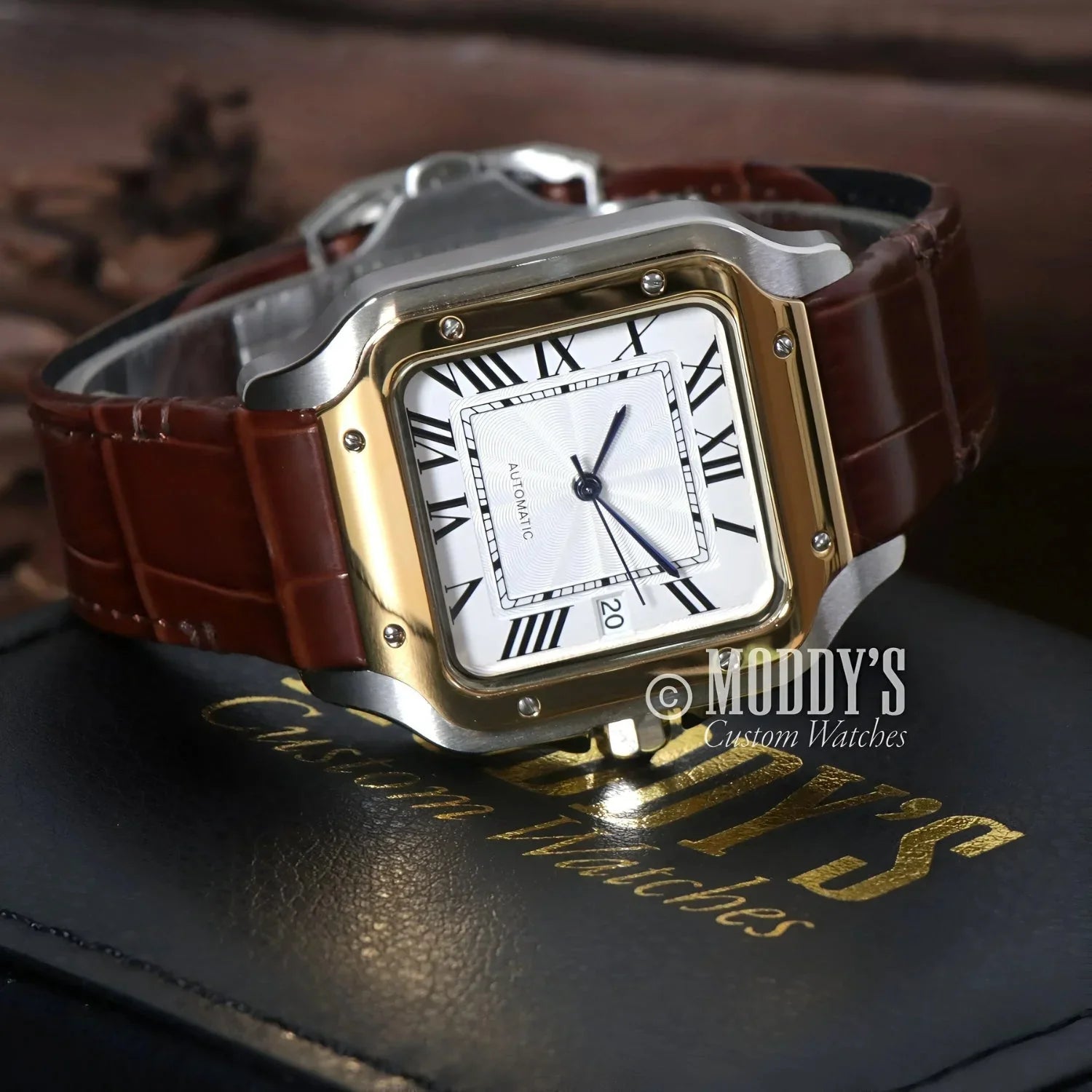 Santeiko Mod White Brown Leather