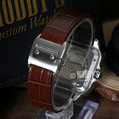 Santeiko Mod White Brown Leather