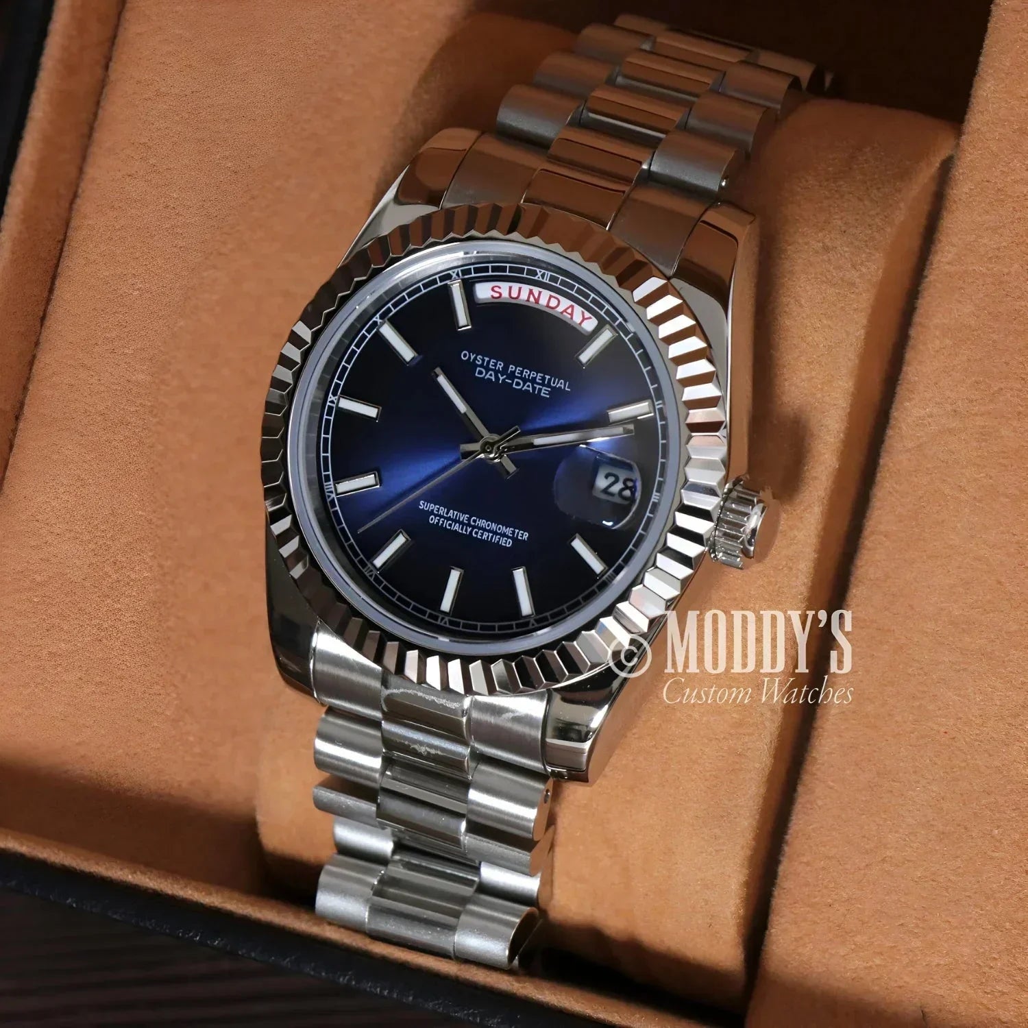 Seikojust Mod Daydate Bleu Royal
