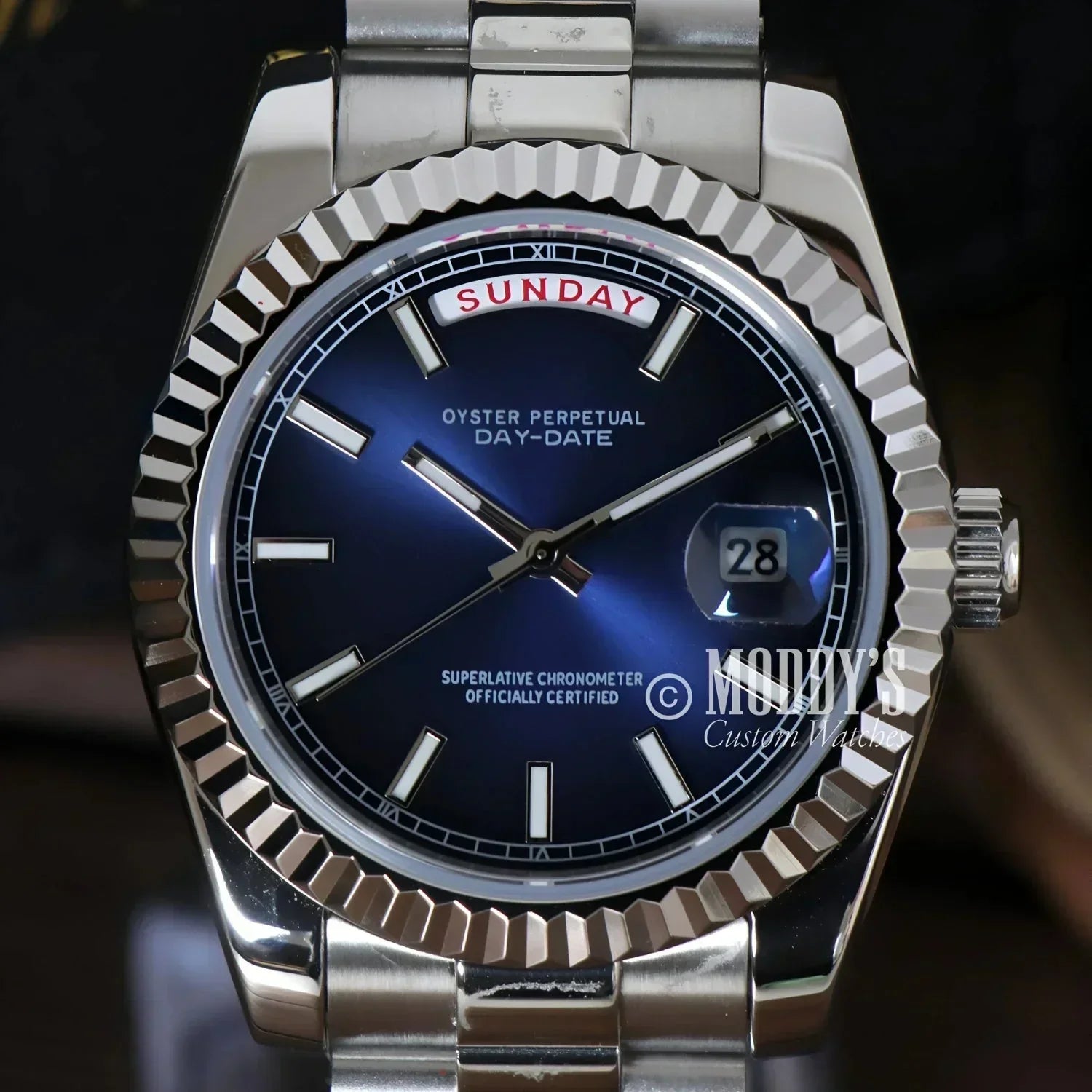 Seikojust Mod Daydate Bleu Royal