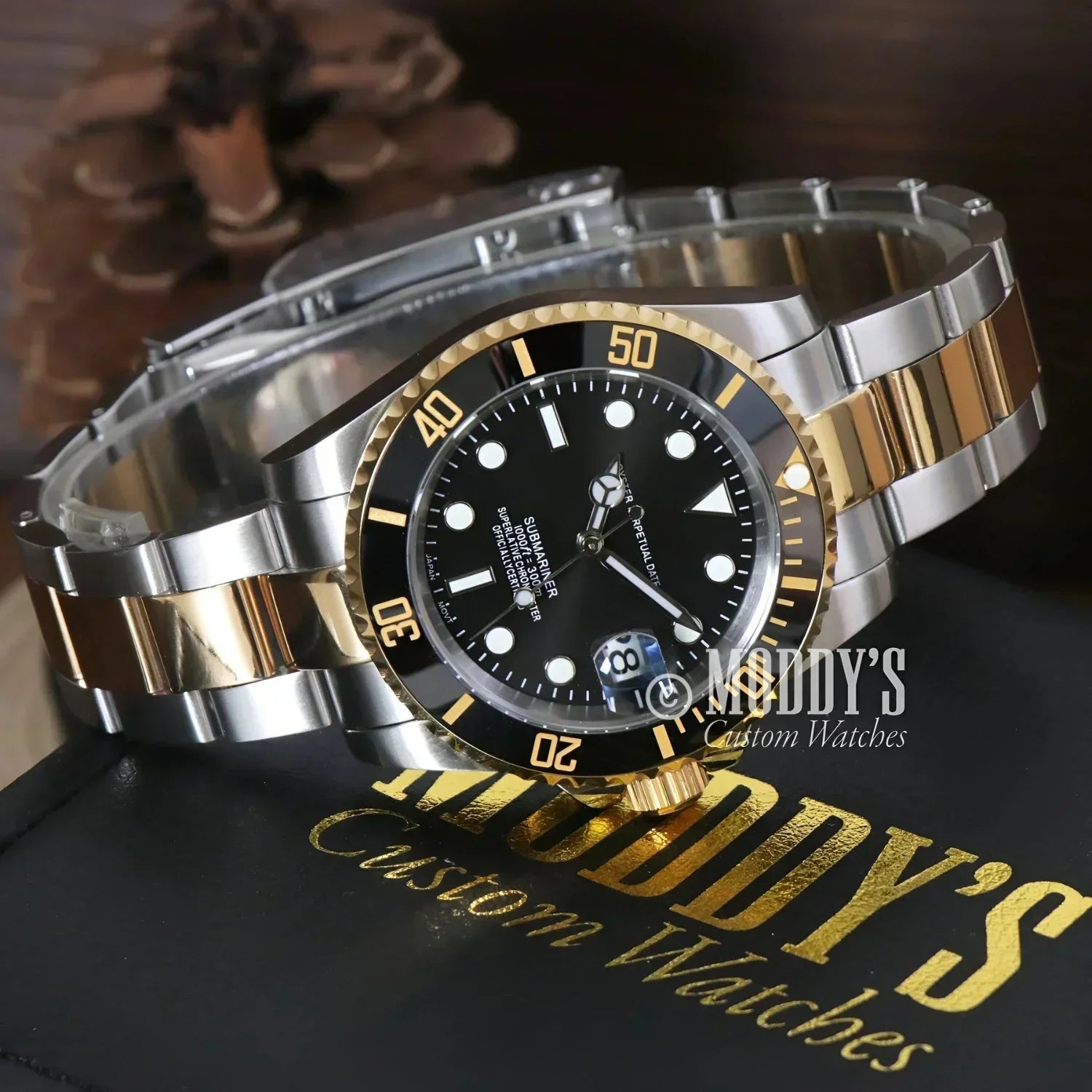 Seikomariner Mod Two Tone Gold