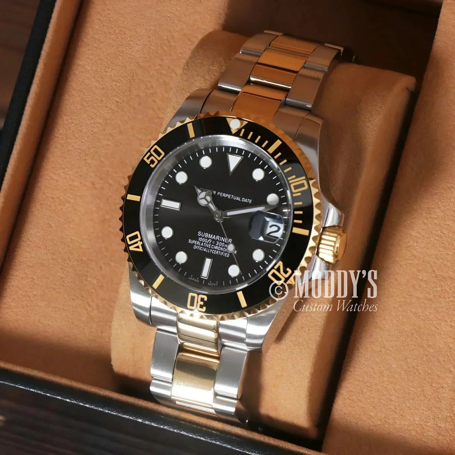 Seikomariner Mod Two Tone Gold