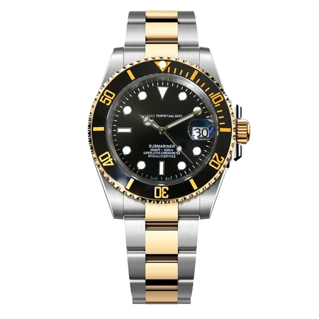 Seikomariner Mod Two Tone Gold