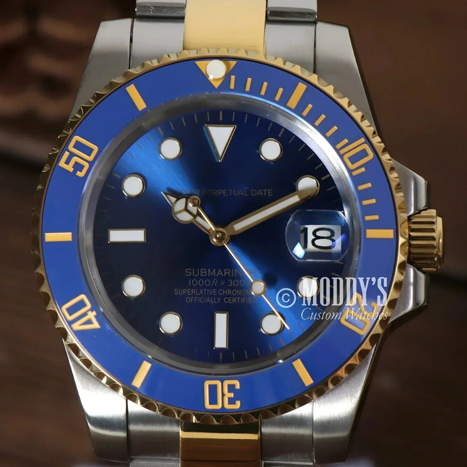 Seikomariner Mod Blue Two Tones