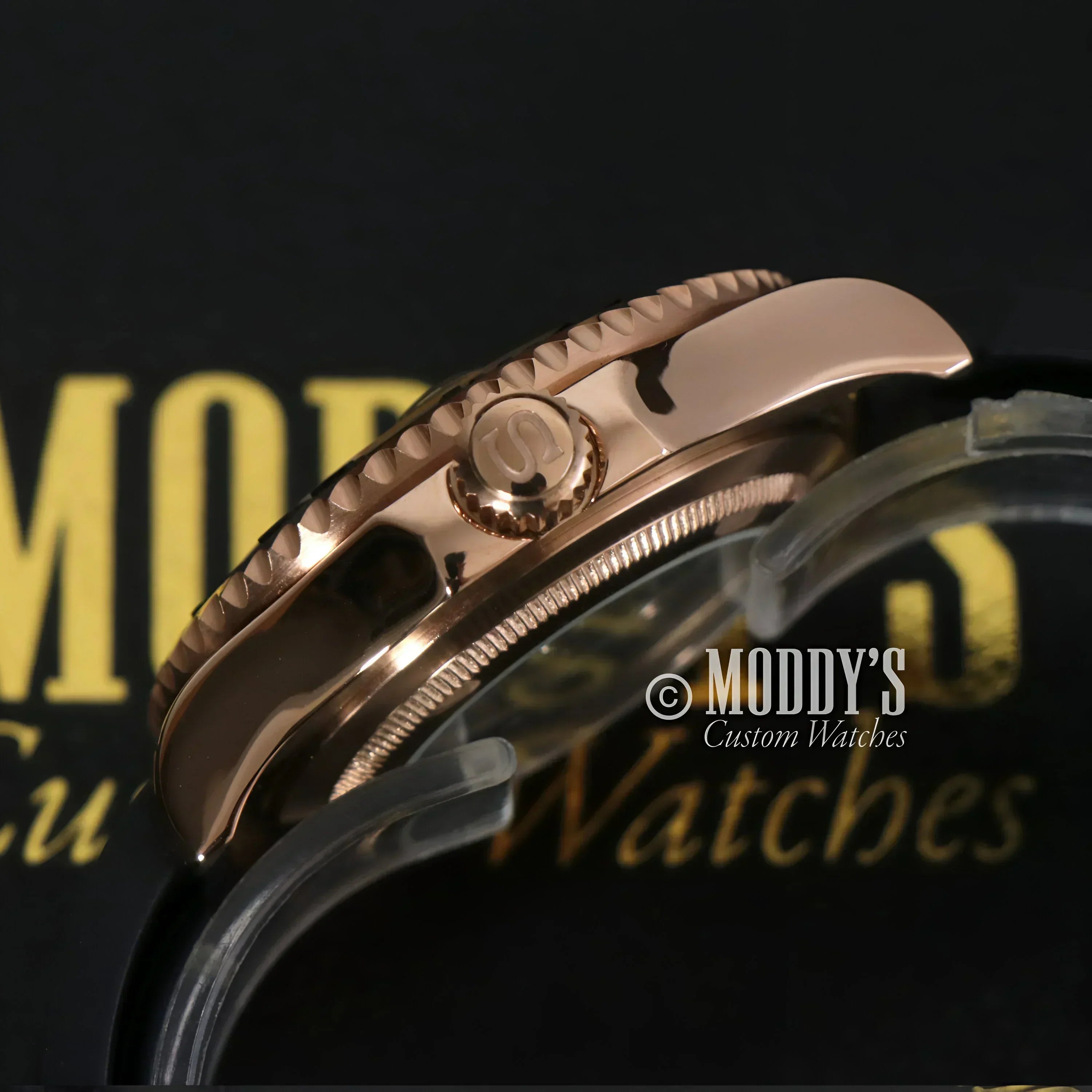 Seikomariner Mod Rose - Gold Black