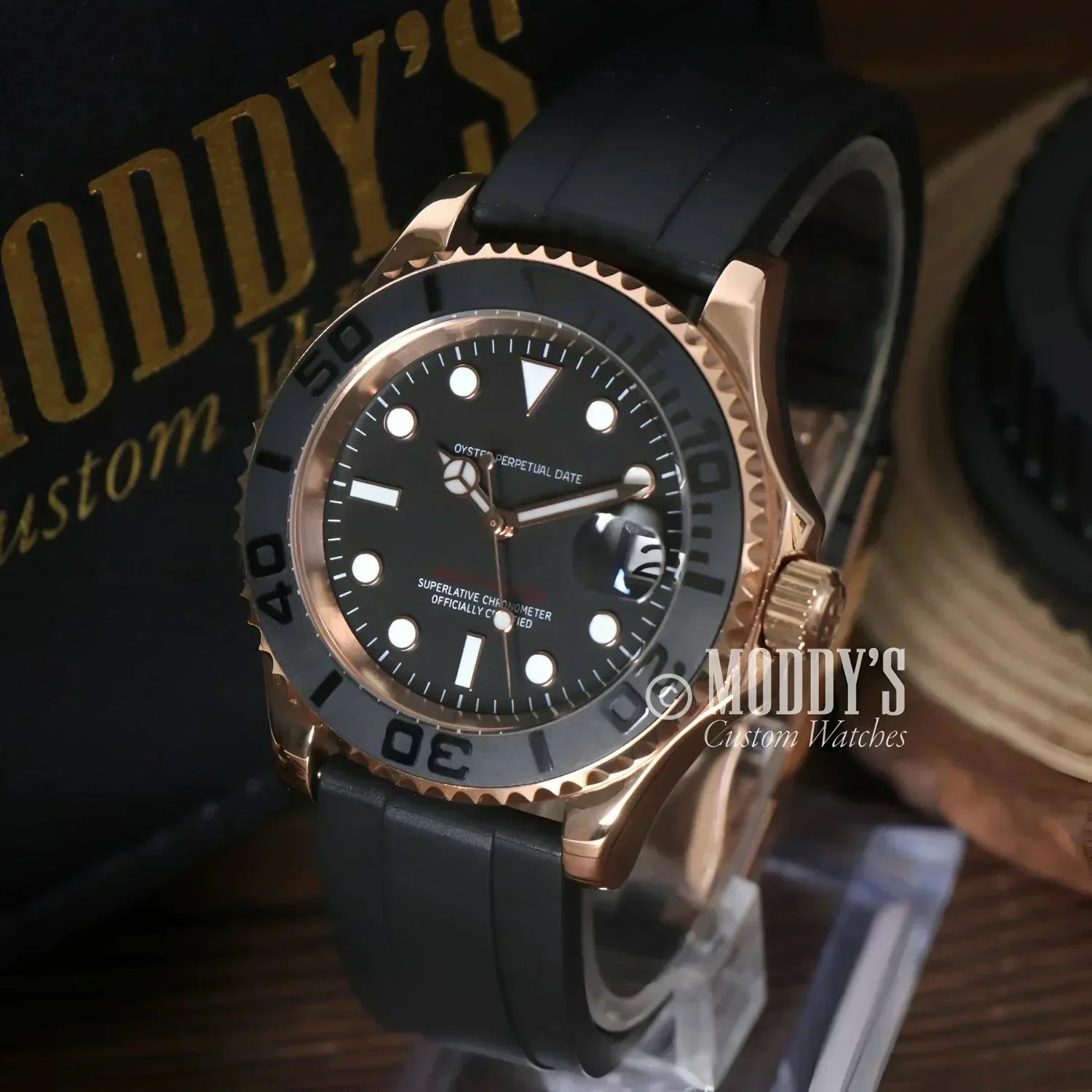 Seikomariner Mod Rose - Gold Black