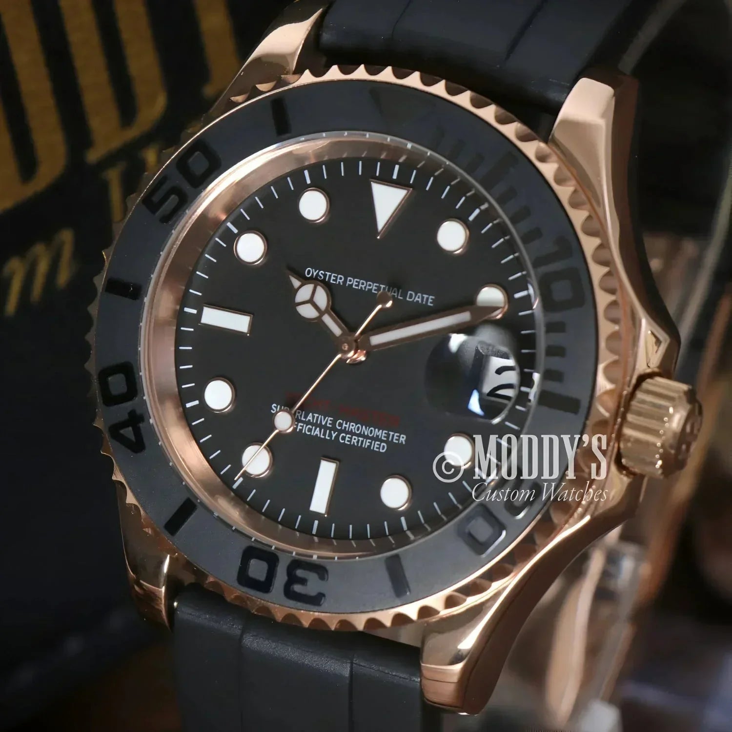 Seikomariner Mod Rose - Gold Black