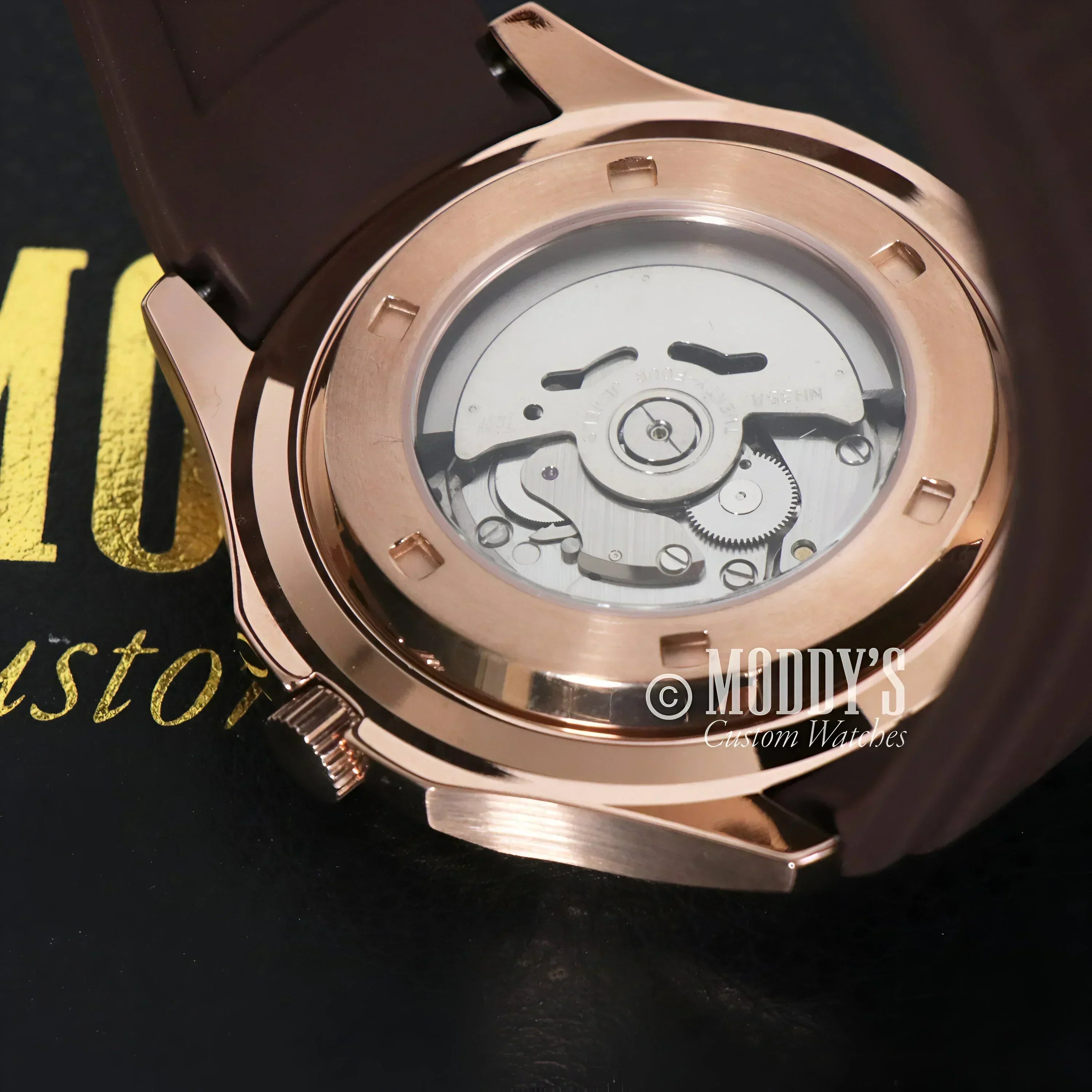 Seikonaut Mod Brown Rose Gold
